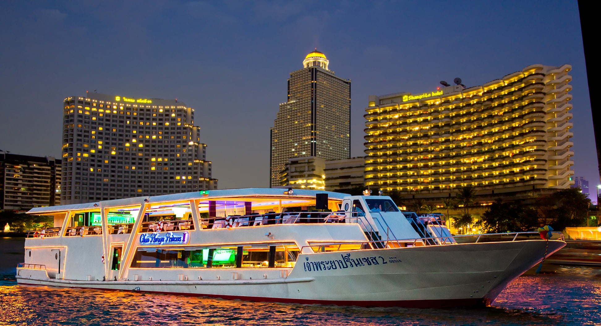 昭披耶公主號郵輪自助晚餐｜Chao Phraya Princess River Cruise